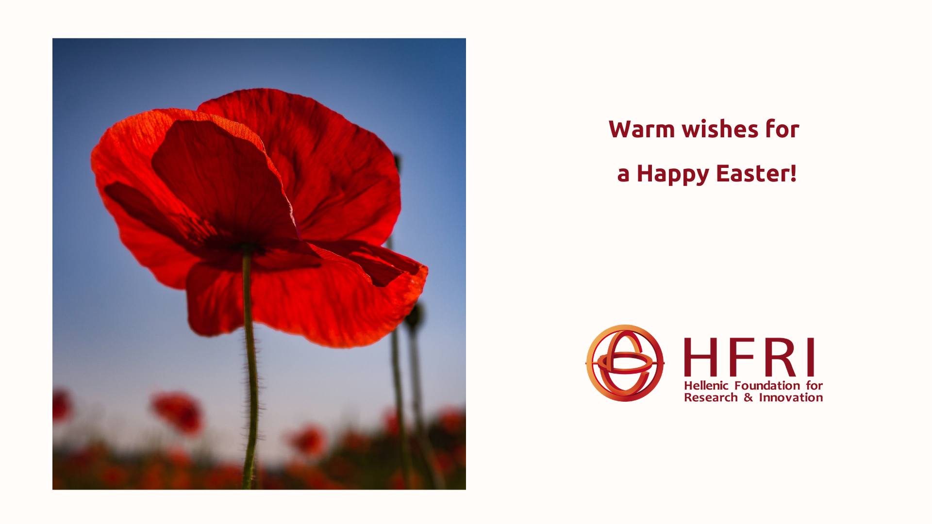 Kind Wishes for a Happy Easter from HFRI